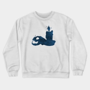 Cat skull and candle Crewneck Sweatshirt